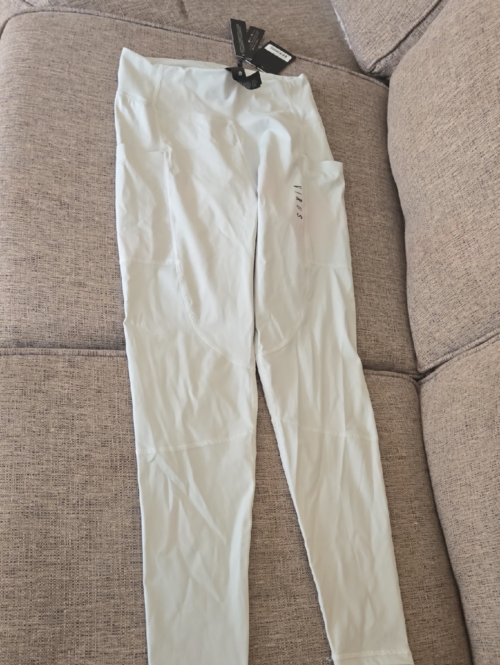 Virus Light Mint Green Active Leggings with Pocket